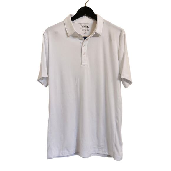 NWT J. Crew Performance Polo Shirt With COOLMAX® Technology White M Tall - Picture 4 of 10